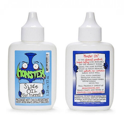 Monster Oil Synthetic 1st & 3rd Valve Slide Oil – single bottle - 1.25 oz