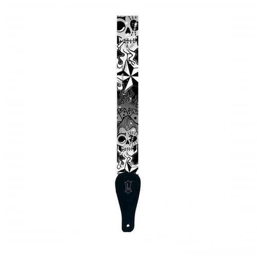 Levy's Leathers MPD2-014 Polyester Adjustable Guitar Strap Dice Skull and Stars