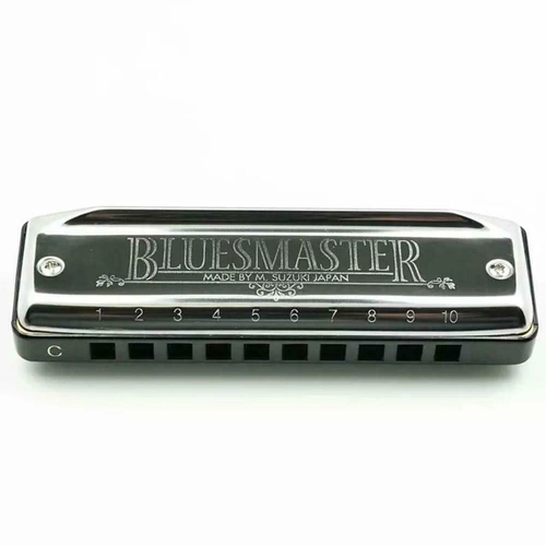 Suzuki Bluesmaster MR-250 Diatonic Harmonica 10 Holes 20 Note Blues Harp Key A 