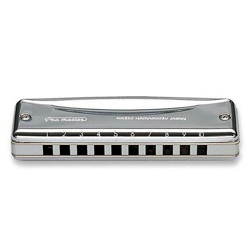  Suzuki Promaster MR-350 10-hole diatonic harmonica.Key of G