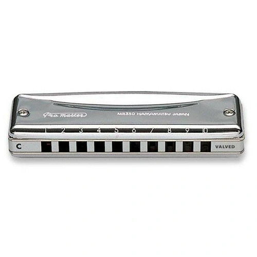 Suzuki MR350 Valved Promaster Diatonic Harmonica Key of A