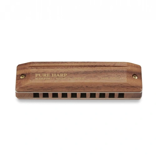 Suzuki Harmonica Pure Harp MR-550 Key Of C Hawaiian Koa
