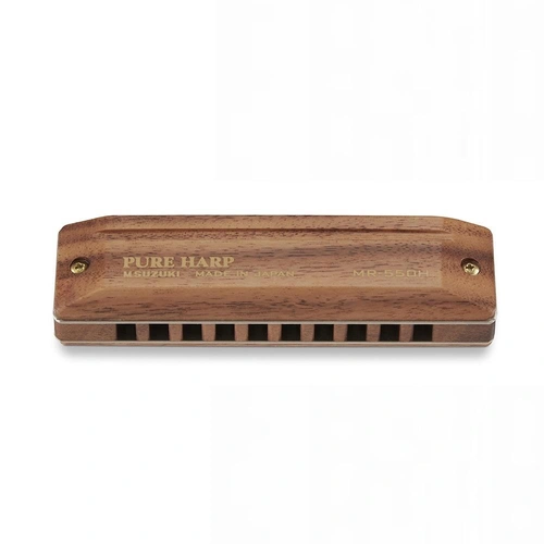Suzuki Harmonica Pure Harp MR-550HEb  Key Of Eb  Hawaiian koa