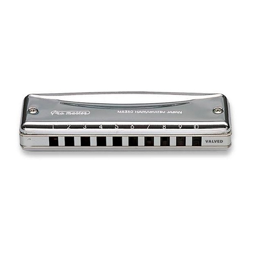 Suzuki MR350V Promaster Diatonic Harmonica Key of Bb - MR350 Valved