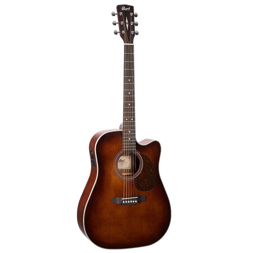 Cort MR500E 'Brown Burst' Acoustic / Electric Guitar - Brown Burst
