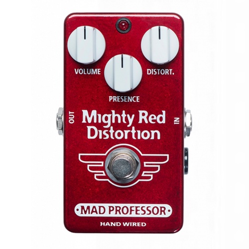 Mad Professor Mighty Red Distortion Hand Wired Guitar effects Pedal