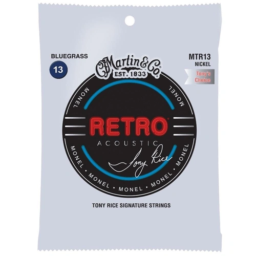 Martin Retro Acoustic Guitar Strings - .013-.056 Tony Rice Bluegrass 