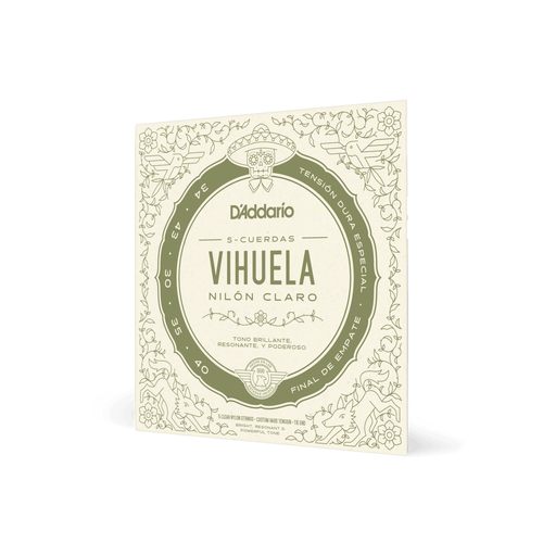Dƒ??Addario MV10C Vihuela Custom Hard Tension Strings