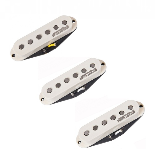 Wilkinson 60's Style Single Coil Electric Guitar Pickup Set  - White