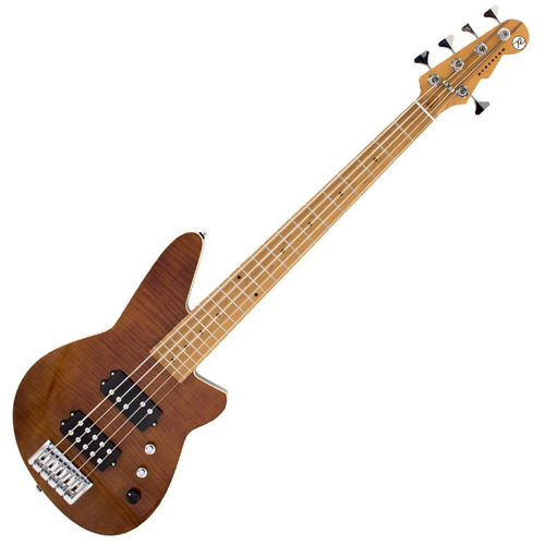 Reverend MRC5FM-VIBR-RM Mercalli 5 FM Bass Guitar - Violin Brown Flame Maple