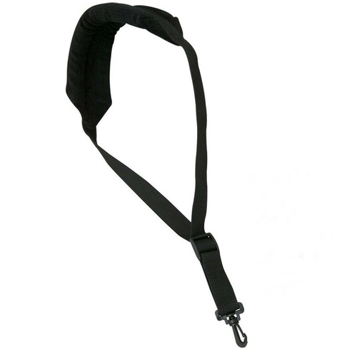 Perri's 1" Saxophone Strap with Plush Padding Black SP5 Made in Canada