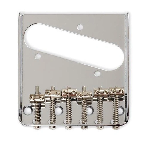 BBT Vintage Style 6-Saddle Electric Guitar Bridge Adjustable String Height