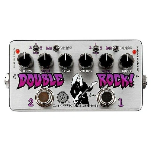   ZVex Double Rock! Vexter Distortion Guitar Effects Pedal    