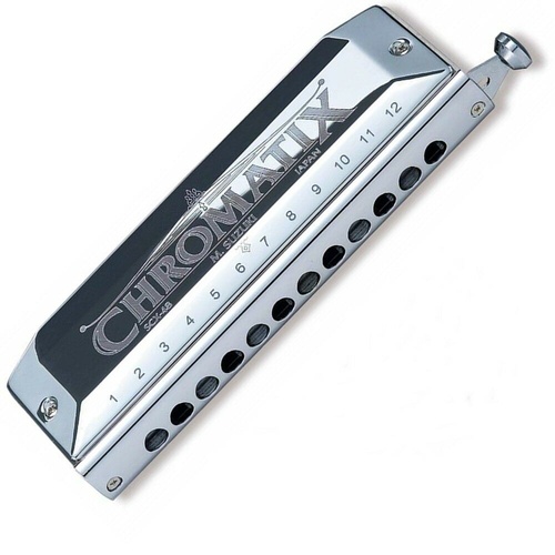 Suzuki SCX48  Chromatix Series Harmonica " D "  SCX 48 Hole Professional Harp 