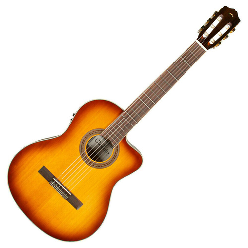 Cordoba C5-CESB Sunburst Acoustic/Electric Classical Guitar Fishman pickup 