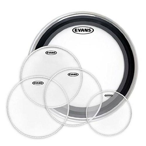 Evans heads Drum Head upgrade pack G1 Clear 10,12,14, G2 coated 14",  EMAD 20"