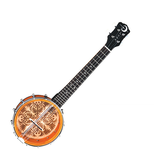 Luna UKE B8 ULU 8-Inch Concert Banjolele  Tobacco Burst Banjo / ukulele