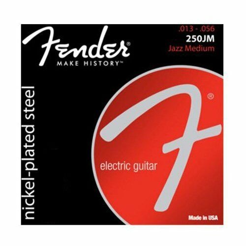 Fender 250JM Nickel Plated Steel Electric Guitar Strings Jazz Medium