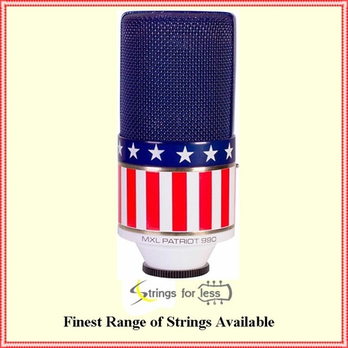 MXL 990s Patriot Limited Edition Condenser Microphone Stars and Stripes Finish