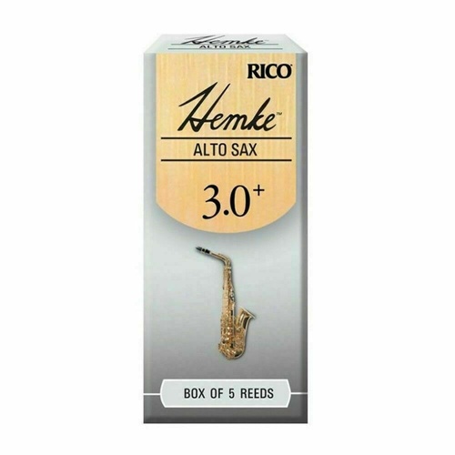 Rico Hemke Alto Saxophone Reeds Strength 3+ ( 3 plus ) ( 5-pack sax reeds )