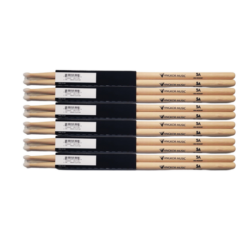 Vic Firth Nova 5AN Nylon Tip 6 Pairs  Exclusive for Angkor Music American Hickory Drumsticks