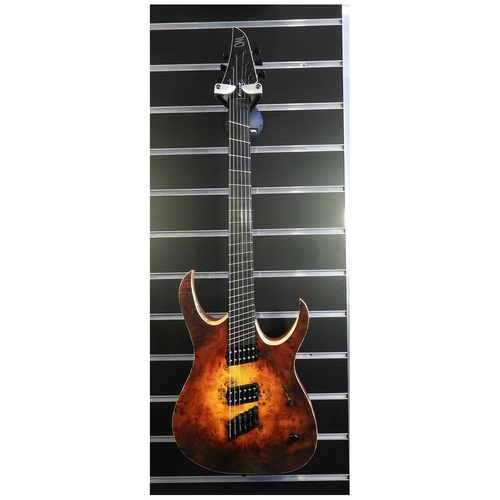 Mayones Duvell Elite VF 6 - 6-String Electric Guitar Ebony Fingerboard Hard Case