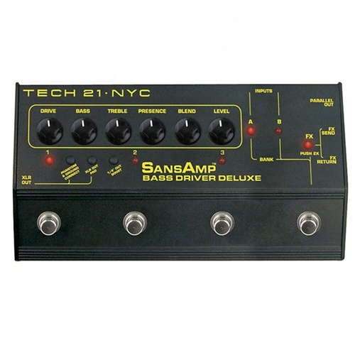 Tech 21 SansAmp Bass Driver Deluxe Preamp & DI Effect Pedal EOFY Sale 1 Only