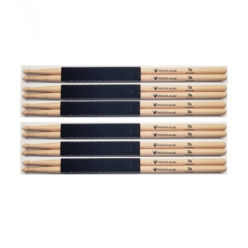 Vic Firth Nova 7A Hickory wood tip Drumsticks exclusive Angkor Music  - 6 pairs