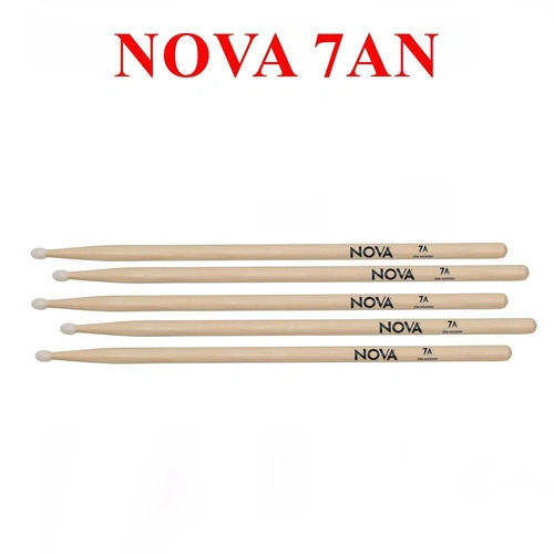 Vic Firth Nova 7A Nylon Tip 3 Pairs American Hickory  Drumsticks