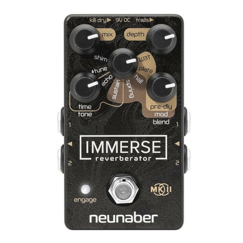 Neunaber Immerse Reverberator MKII Reverb Guitar Effects Pedal