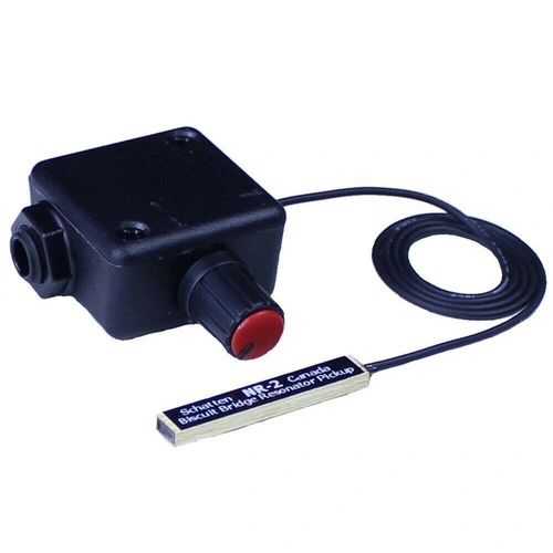 Schatten NR-2 PRO Biscuit Bridge Resonator Pickup w/MVC Jack, Volume control