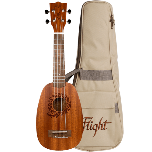 Flight NUP310 Pineapple Soprano Ukulele w/Bag