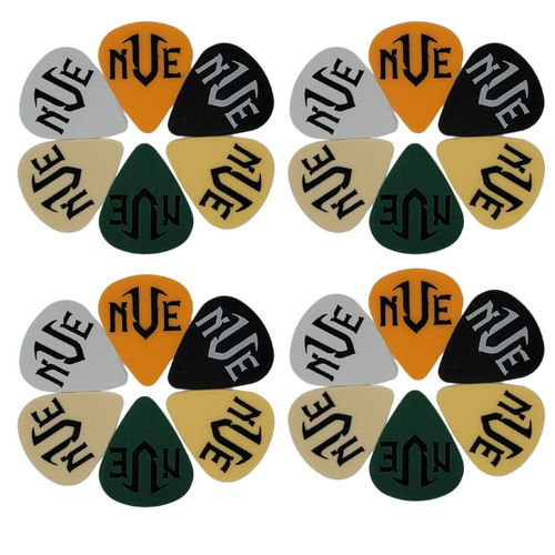 NVE Guitars 24 Assorted Picks - Mixed Gauges