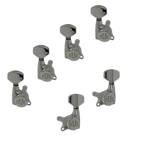 NVE Guitars Locking Tuners For Ernie Ball 4 + 2 - Chrome - Set of 6