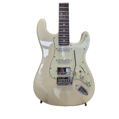 NVE Guitars "The Craven" Electric Guitar - Olympic White HSS | Locking Tuners