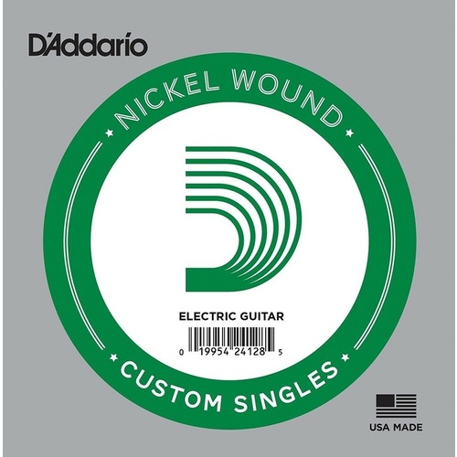 1 x D'Addario NW019 Single Nickel Wound .019 Electric Guitar String Custom Gauge