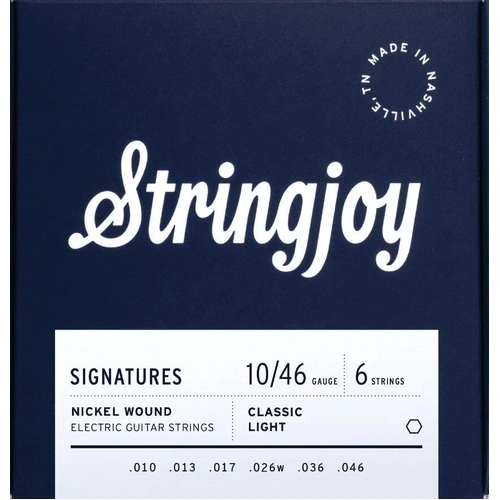 Stringjoy Signatures Classic Light (10-46) Nickel Wound Electric Guitar Strings