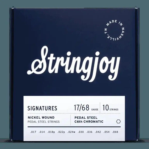 Stringjoy Signatures | Pedal Steel C6th 17 - 68 Nickel Wound Pedal Steel Strings
