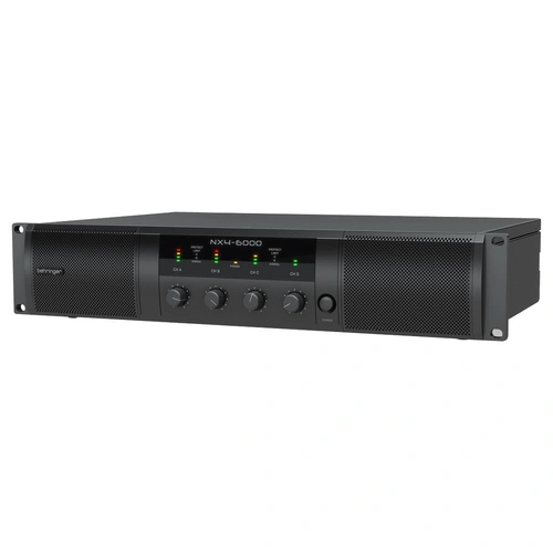 The Behringer NX4-6000 Lightweight Rack Mountable 6000-Watts Power Amplifier