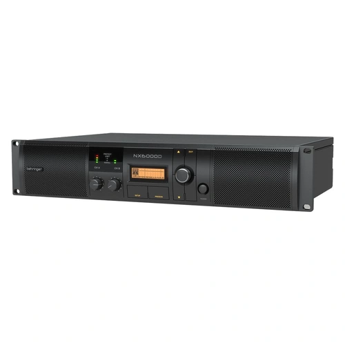 The Behringer NX6000D Lightweight Rack Mountable 6000-Watts Power Amplifier