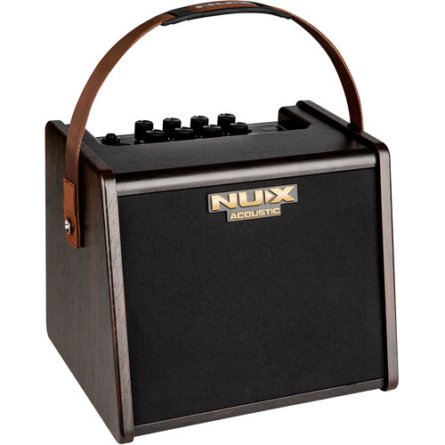 NU-X AC25 Stageman 2-Channel, 25W Battery Operated Acoustic Guitar Amplifier