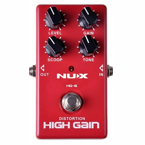 NU-X Analog Series HG-6 Modern High-Gain Guitar Effects Pedal
