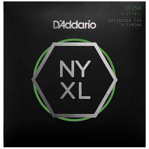 D'Addario NYXL1156  Nickel Wound Electric Guitar Strings, , 11 - 56 