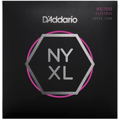 D'Addario NYXL45100SL Super Long Scale Regular Light Bass Strings 45 - 100