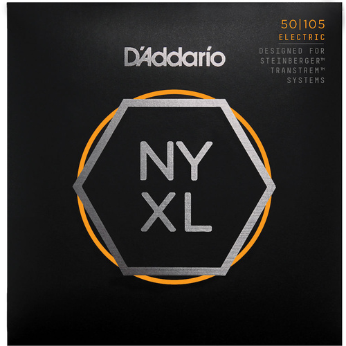 D'Addario NYXLS50105 Nickel Wound Bass Guitar Strings, Medium, 50-105, Double Ball End Long Scale