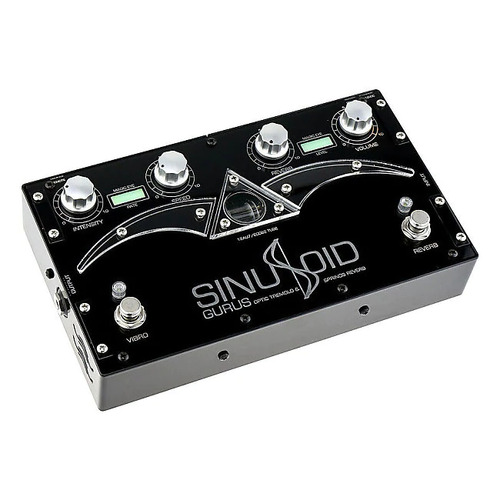 Gurus Amps Sinusoid Tube Driven Optical Tremolo & Spring Reverb Effects Pedal