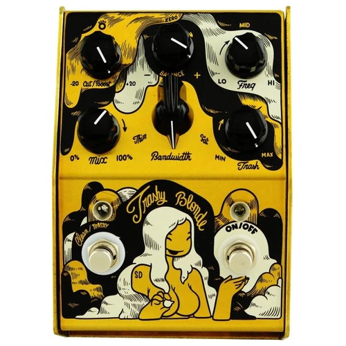 Stone Deaf Trashy Blonde Distortion Guitar Effects Pedal