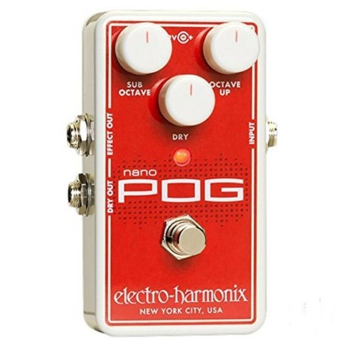Electro-Harmonix Nano POG Polyphonic Octave Generator Guitar Effects Pedal 