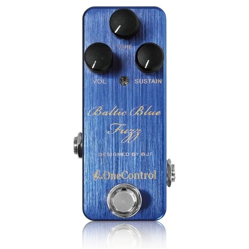 One Control BJF Series Baltic Blue Fuzz Guitar Effects Pedal