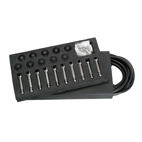 One Control CrocTeeth Solderless Patch Cable Kit for Pedalboards Solder Free